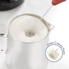 Picture of Powerful Milk Frother Handheld Foam Maker, Mini Whisk Drink Mixer for Coffee, Cappuccino, Latte, Matcha, Hot Chocolate, With Stand, Red