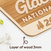 Picture of Wood National Park Ornaments, Glacier Park Ornament, USA National Park Gifts for Travelers, Adventurers, Christmas National Parks Decor for Christmas Tree, 2024 Keepsake, Gifts for Hiking Lovers