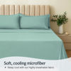 Picture of LuxClub 6 PC Queen Sheet Set, Breathable Luxury Bed Sheets, Deep Pockets 18" Eco Friendly Wrinkle Free Cooling Sheets Machine Washable Hotel Bedding Silky Soft - Light Teal Queen