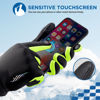 Picture of SIMARI Kids Winter Gloves with Touchscreen, Warm Thermal, Water-Resistant, Windproof for Boys Girls Toddler, Gloves for Cold Weather Running Cycling Snow Skiing Hiking Football Rugby Camping, Green