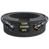 Picture of XLR Cables 125ft 1 Pack, Professional Gold-Plated Rean Connectors from Neutrik, Kevlar-Reinforced Nylon Braided XLR Microphone Cable, Mic Cable, Durable Shielded and Balanced XLR Male to Female Cord