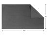 Picture of Cotton Paradise 100% Cotton Non Slip Bath Mats for Bathroom, 17x24 inch Soft Absorbent Quick Dry Machine Washable Floor Bath Mat, Dark Gray Bath Rug