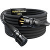 Picture of XLR Cables 10ft 1 Pack, Professional Gold-Plated Rean Connectors from Neutrik, Kevlar-Reinforced Nylon Braided XLR Microphone Cable, Mic Cable, Durable Shielded and Balanced XLR Male to Female Cord