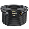 Picture of XLR Cables 250ft 1 Pack, Professional Gold-Plated Rean Connectors from Neutrik, Kevlar-Reinforced Nylon Braided XLR Microphone Cable, Mic Cable, Durable Shielded and Balanced XLR Male to Female Cord