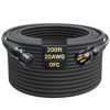Picture of XLR Cables 200ft 1 Pack, Professional Gold-Plated Rean Connectors from Neutrik, Kevlar-Reinforced Nylon Braided XLR Microphone Cable, Mic Cable, Durable Shielded and Balanced XLR Male to Female Cord