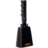 Picture of WMM 10 Inch Cow Bell Noise Makers Cowbell for Sporting Event Cheering Bell for Football Games Large Steel Cowbell with Handle Solid School Bells Call Bell Alarm (Black)