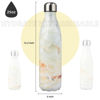 Picture of Konokyo Insulated Water Bottles,25 oz Double Wall Stainless Steel Vacumm Metal Flask for Sports Travel,Marble Jade
