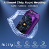 Picture of WARMHAND AI Hand Warmers Rechargeable 2 Pack,Portable Electric Hand Warmer Reusable,AI Smart Chip Hand Warmer for Outdoor Golf Hunting Camping Accessories,Warm Winter Gifts for Men Women Kids (Purple)