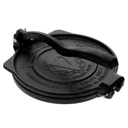 Picture of Victoria 8-Inch Commercial-Grade Cast-Iron Tortilla Press, Made from Super-Durable HD Iron, Made in Colombia