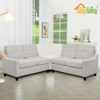 Picture of Easy-Going Stretch Sectional Corner Sofa Slipcover 1-Piece Couch Sofa Cover Furniture Protector Soft with Elastic Bottom for Kids, Pet, Spandex Jacquard Fabric Cream