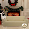 Picture of Easy-Going Stretch Oversized Sofa Slipcover 1-Piece Sofa Cover Furniture Protector Couch Soft with Elastic Bottom for Kids, Polyester Spandex Jacquard Fabric Small Checks Beige