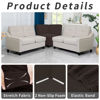 Picture of Easy-Going Stretch Sectional Corner Sofa Slipcover 1-Piece Couch Sofa Cover Furniture Protector Soft with Elastic Bottom for Kids, Pet, Spandex Jacquard Fabric Chocolate