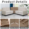 Picture of Easy-Going Stretch Sectional Corner Sofa Slipcover 1-Piece Couch Sofa Cover Furniture Protector Soft with Elastic Bottom for Kids, Pet, Spandex Jacquard Fabric Camel