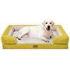 Picture of Comfort Expression Orthopedic Dog Beds, Jumbo Dog Bed for Extra Large Dogs, Waterproof Dog Bed, PV Washable Dog Sofa Bed with Removable Cover & Non-Slip Bottom(Jumbo,Spicy Mustard)