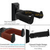 Picture of Onmiwod Guitar Wall Mount, Auto Lock Guitar Hanger Black Hardwood, Guitar Wall Hangers, Guitar Holder Hook Wall Stand for Classical, Acoustic, Electric Guitar, Bass, Ukulele, Gift for Guitar Player
