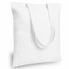 Picture of TOPDesign 5-Pack Economical 16"x15" White Cotton Tote Bag, Lightweight Medium Reusable Grocery Shopping Cloth Bags, Suitable for DIY, Advertising, Promotion, Gift, Activity