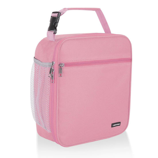 Picture of AYEANY Lunch box Lunch bag for men women Lunchbox Lunch bags Insulated Lunch bag Lunch box cooler (Pink)