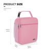 Picture of AYEANY Lunch box Lunch bag for men women Lunchbox Lunch bags Insulated Lunch bag Lunch box cooler (Pink)