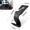 Picture of Car Hooks Universal Car Vehicle Back Seat Headrest Hanger Holder Hook Microfiber Leather & Stainless Steel for Bag Purse Cloth Drink Grocery (Green)