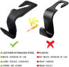 Picture of Car Hooks Universal Car Vehicle Back Seat Headrest Hanger Holder Hook Microfiber Leather & Stainless Steel for Bag Purse Cloth Drink Grocery (Green)