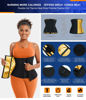 Picture of TrainingGirl Waist Trainer for Women Lower Belly Waist Trimmer Corset Tummy Wrap Workout Sweat Belt Band Sports Sauna Suit