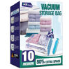 Picture of Vacuum Storage Bags, 10 Medium Space Saver Vacuum Seal Bags, Space Bags, Vacuum Sealer Bags for Clothes with Travel Hand Pump (10M)