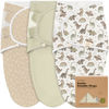 Picture of KeaBabies 3-Pack Organic Baby Swaddle Sleep Sacks - Newborn Swaddle Sack,Ergonomic Baby Swaddles 0-3 Months,Swaddles for Newborns,Baby Sleep Sack,Baby Swaddle Blanket Wrap,Baby Essentials (Dino Ridge)