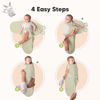 Picture of KeaBabies 3-Pack Organic Baby Swaddle Sleep Sacks - Newborn Swaddle Sack,Ergonomic Baby Swaddles 0-3 Months,Swaddles for Newborns,Baby Sleep Sack,Baby Swaddle Blanket Wrap,Baby Essentials (Dino Ridge)