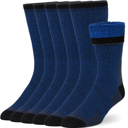 Picture of COZIA Merino Wool Socks for Men and Women Warm thermal Boot Hiking Socks 3 Pairs XSS