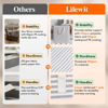 Picture of Lifewit 3 Pack Laundry Hamper Large Collapsible Laundry Baskets, Freestanding Waterproof Clothes Hamper with Easy Carry Handles in Laundry Room Bedroom Bathroom College Dorm for Adults, Grey, 3 x 90L
