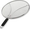 Picture of BergKoch Splatter Screen for Frying Pan - 9.5 Inch Stainless Steel Grease Splatter Guard - Cover Oil Splash when Sizzling Bacon, Cooking Fried Chicken or Popcorn