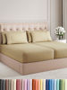 Picture of Split King 7 Piece Sheet Set - Breathable & Cooling Sheets - Hotel Luxury Bed Sheets - 1 Flat Sheet, 2 Fitted Sheets & 4 Pillowcases - Easy Fit, Soft & Wrinkle Free - Split King Beige Sheets