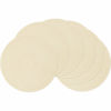 Picture of SHACOS Round Braided Placemats Set of 6 Round Table Mats for Dining Tables 15 inch (Cream, 6)
