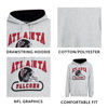 Picture of Ultra Game Men's Standard Super Soft Beast Mode Hoodie Sweatshirt, Heather Gray 2024