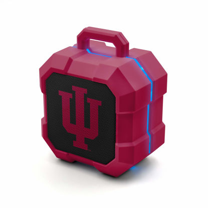 Picture of SOAR NCAA Shockbox LED Wireless Bluetooth Speaker, Indiana Hoosiers