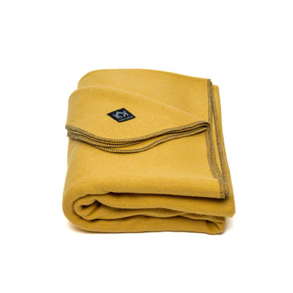 Picture of Arcturus Military Wool Blanket - Warm, Thick, Washable - Great for Outdoors, Camping, Stadium Blanket, Picnics, Travel - Car & Bushcraft Survival Kits, Large 64in x 88in 4.5 lb