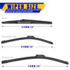 Picture of 3 wipers Replacement for 2016-2021 2022 2023 Toyota Prius, Windshield Wiper Blades Original Equipment Replacement - 28"/16"/16" (Set of 3)