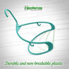Picture of NEATERIZE Plastic Hangers 50 Pack Aqua - Clothes Hangers - Makes The Perfect Coat Hanger and General Space Saving Clothes Hangers for Closet - Percheros Ganchos para Colgar Ropa Hangars