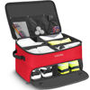 Picture of YOREPEK 2 Layer Golf Trunk Organizer, Waterproof Car Golf Locker with Separate Ventilated Compartment for 2 Pair Shoes, Sturdy Golf Trunk Storage for Balls, Tees, Clothes, Gloves, Men's Golf Gear