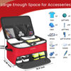 Picture of YOREPEK 2 Layer Golf Trunk Organizer, Waterproof Car Golf Locker with Separate Ventilated Compartment for 2 Pair Shoes, Sturdy Golf Trunk Storage for Balls, Tees, Clothes, Gloves, Men's Golf Gear