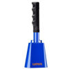 Picture of 10 Inch Cow Bell Noise Makers Cowbell for Sporting Event Cheering Bell for Football Games Large Steel Cowbell with Handle Solid School Bells Call Bell Alarm(Blue-Maroon)