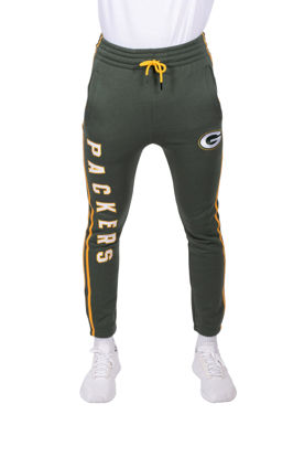Picture of Ultra Game NFL Men's Super Soft Game Day Jogger Sweatpants, Green Bay Packers, Team Color, Medium