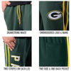 Picture of Ultra Game NFL Men's Super Soft Game Day Jogger Sweatpants, Green Bay Packers, Team Color, Medium