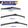 Picture of 3 wipers Replacement for 2018-2023 Nissan Kicks, Windshield Wiper Blades Original Equipment Replacement - 26"/16"/12" (Set of 3) U/J HOOK