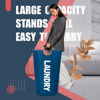 Picture of Caroeas 90L Laundry Basket (13 Colors), Waterproof Laundry Hamper, Laundry Bag with Padded Handles, Clothes Hamper Stands Up Well, Collapsible Laundry Basket Easy Storage
