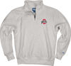Picture of Blue 84 Men's Ohio State Buckeyes Quarter Zip Sweatshirt Icon Grey, Grey, Large