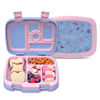 Picture of Bentgo Kids Prints Leak-Proof, 5-Compartment Bento-Style Kids Lunch Box - Ideal Portion Sizes for Ages 3-7, Durable, Drop-Proof, Dishwasher Safe, & Made with BPA-Free Materials (Lavender Galaxy)
