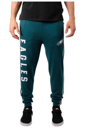 Picture of Ultra Game NFL Men's Super Soft Game Day Jogger Sweatpants, Philadelphia Eagles, Team Color, Small