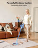 Picture of Trucozie Cordless Vacuum Cleaner, 8-in-1 Lightweight Stick Vacuum with 45mins Runtime, Powerful Suction, Rechargeable Cordless Vacuum for Carpet, Tile, Pet Hair, Hardwood Floors, Blue
