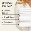 Picture of Queen 6 Piece Sheet Set - Breathable & Cooling Bed Sheets - Hotel Luxury Bed Sheets for Women, Men, Kids & Teens - Sheets w/ Deep Pockets & Easy Fit - Soft & Wrinkle Free - Queen Antique White Sheets